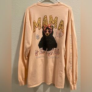 Simply Southern Mama Life Bear Graphic Long Sleeve Shirt Women’s